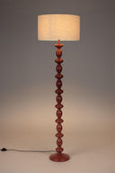 Stehlampe Pim – aus Eisen in Rot