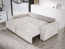 Designer Sofa Velanova 3-zits Ribstof met slaap- en klapfunctie
