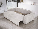 Designer Sofa Velanova 3-zits Ribstof met slaap- en klapfunctie