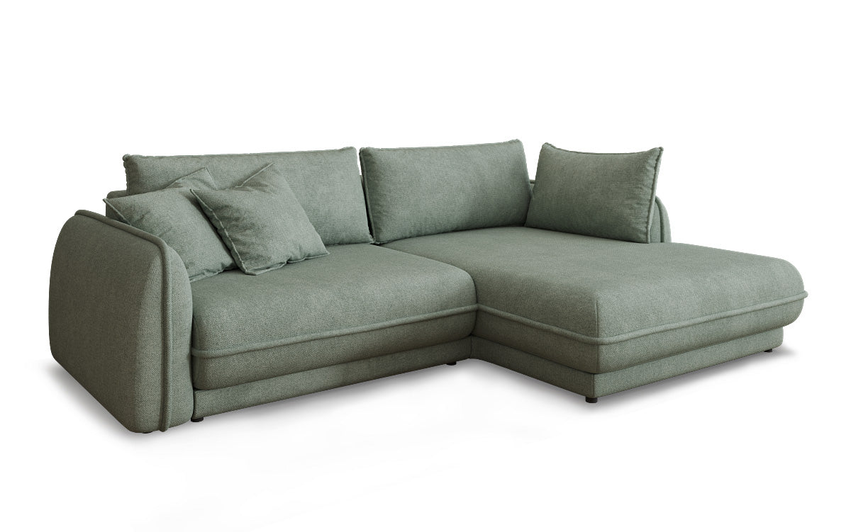 Canapé design Mojave II Tissu avec fonction couchage et rangement