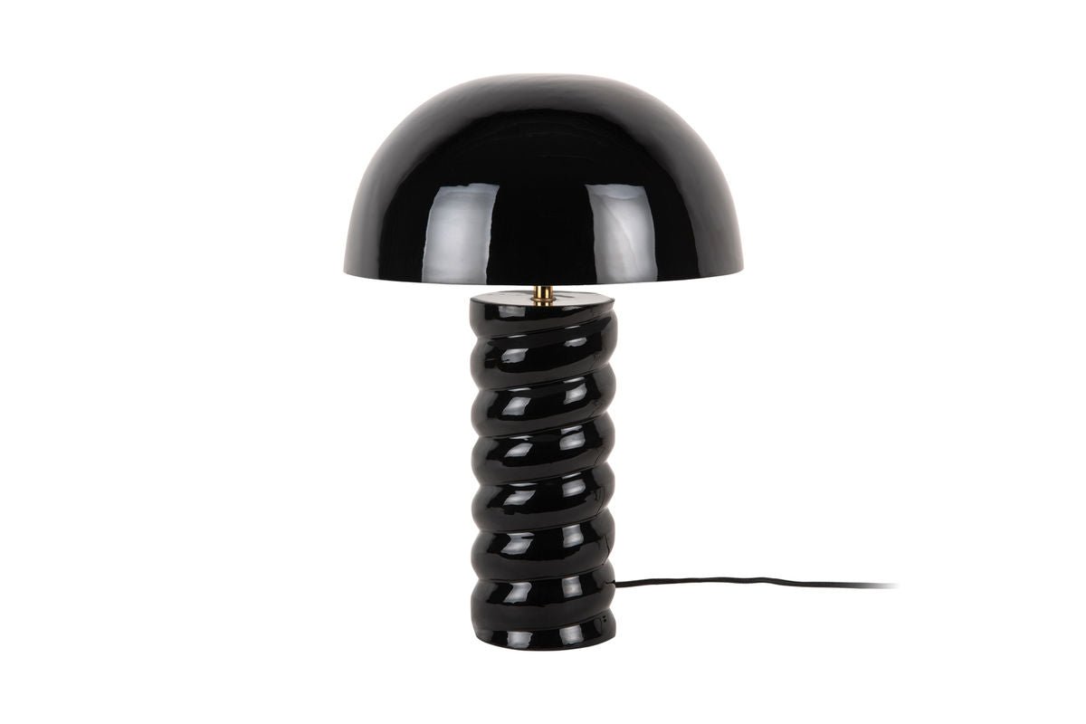 Lampe de table Milano - Luminaire design en fer avec socle en spirale