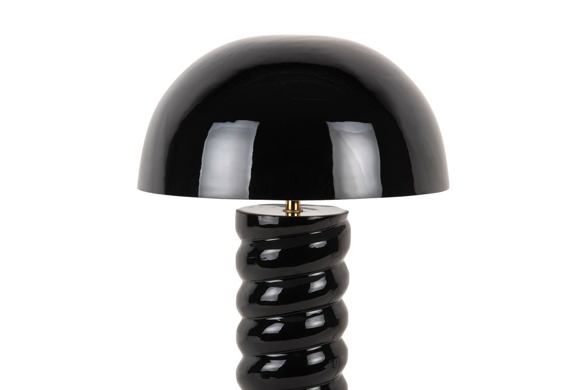Lampe de table Milano - Luminaire design en fer avec socle en spirale