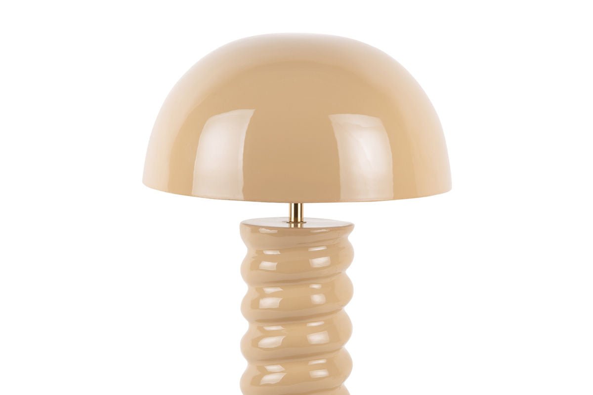 Lampe de table Milano - Luminaire design en fer avec socle en spirale