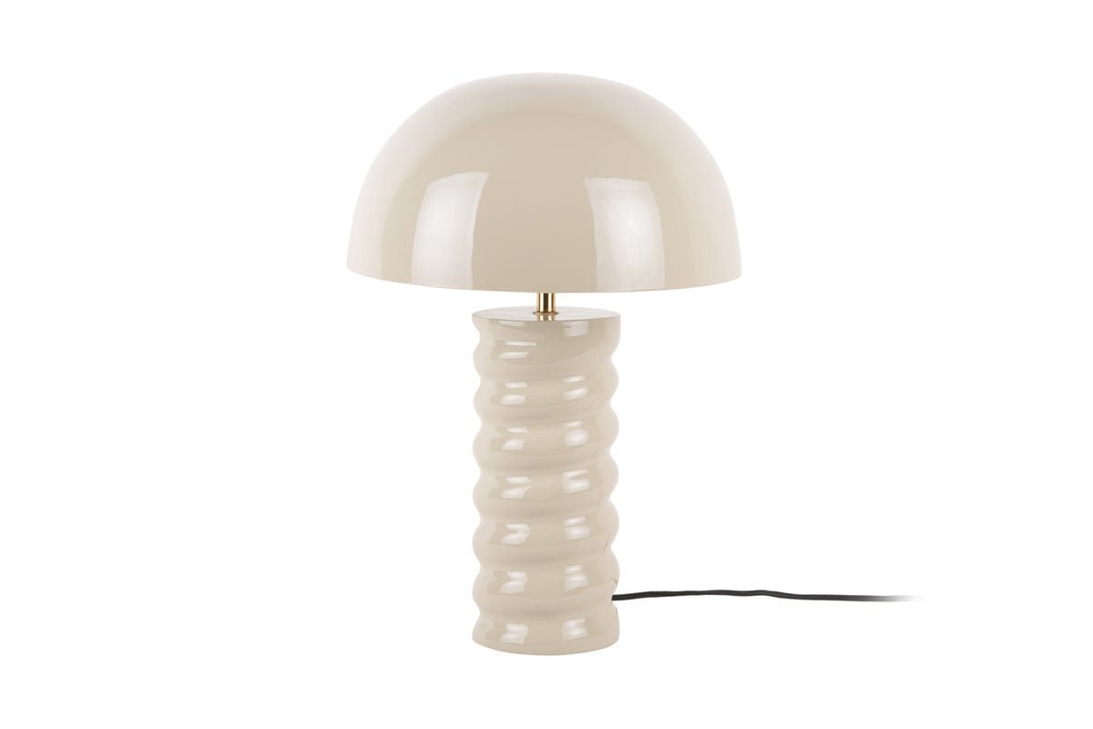 Lampe de table Milano - Luminaire design en fer avec socle en spirale