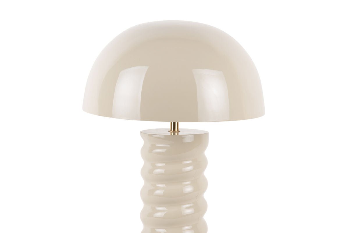 Lampe de table Milano - Luminaire design en fer avec socle en spirale