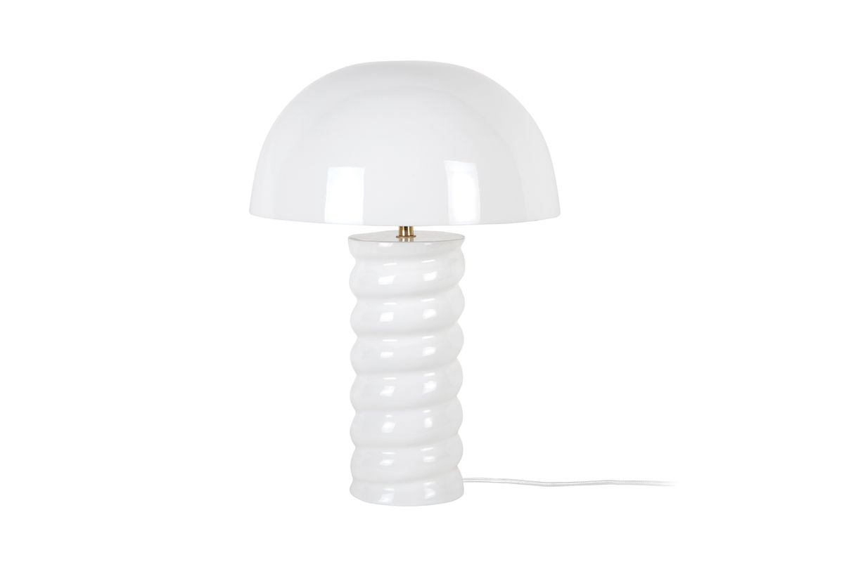 Lampe de table Milano - Luminaire design en fer avec socle en spirale