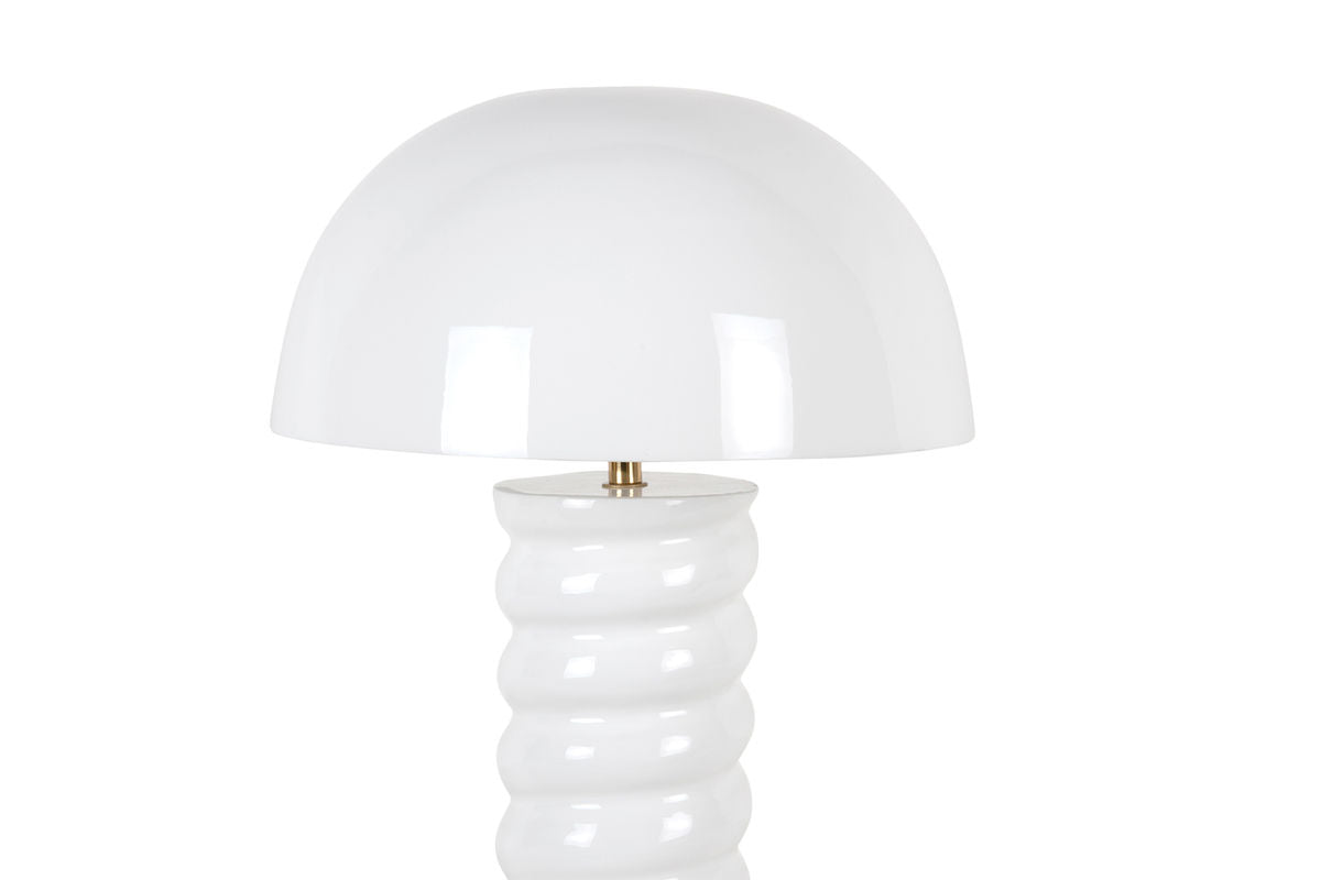 Lampe de table Milano - Luminaire design en fer avec socle en spirale