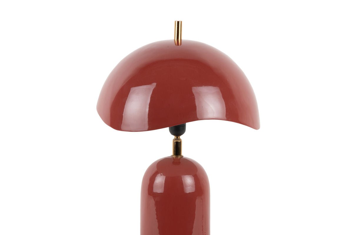 Tafellamp Madeira - Designlamp van ijzer met golvende kap