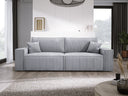 Designer Sofa Velanova 3-zits Ribstof met slaap- en klapfunctie
