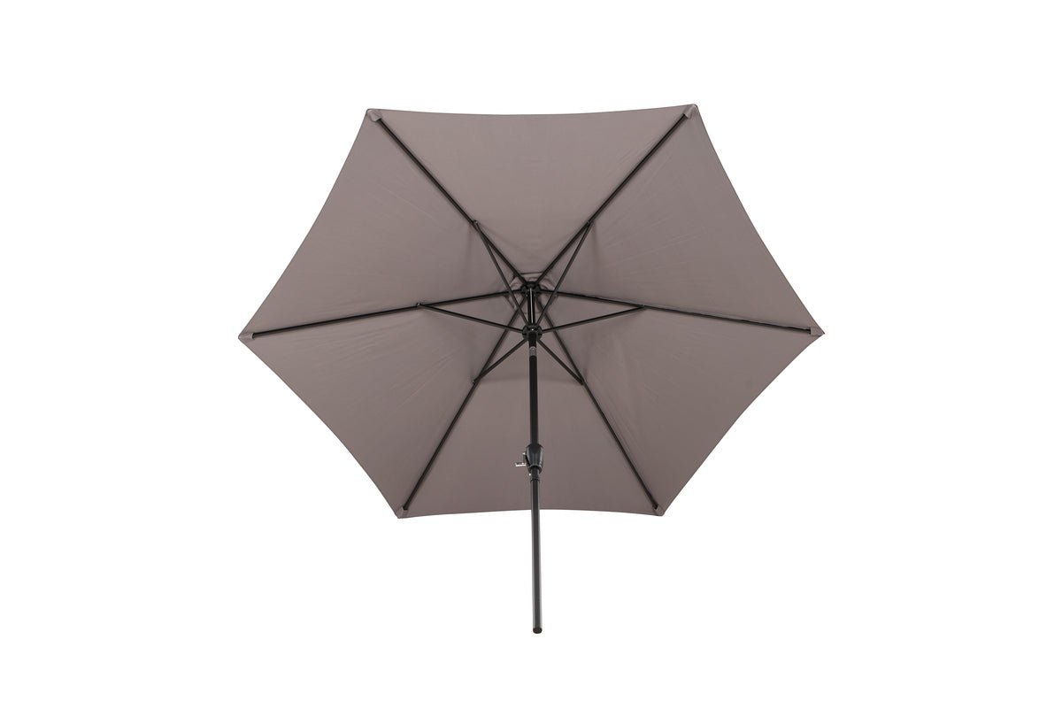 Parasol Imperia – Ø300 cm en polyester gris