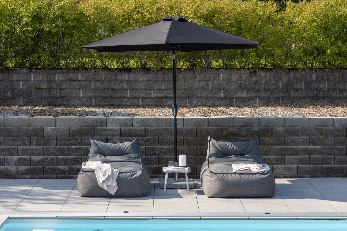 Parasol Mimor – Ø300 cm en Noir