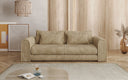Designbank Lil Buddy 3-zits met slaapfunctie en opbergruimte in breedcorduroy