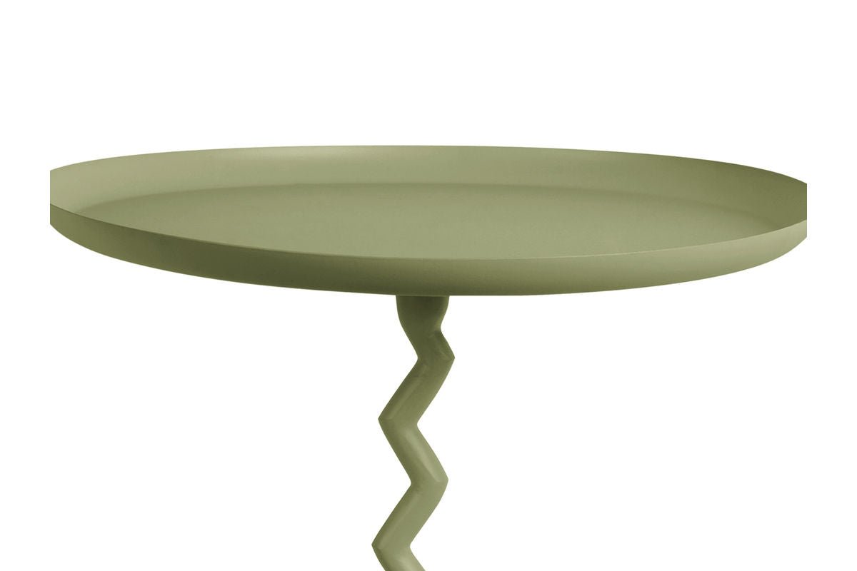 Bijzettafel Bandicoot – van ijzer en kurkentrekkerzuil