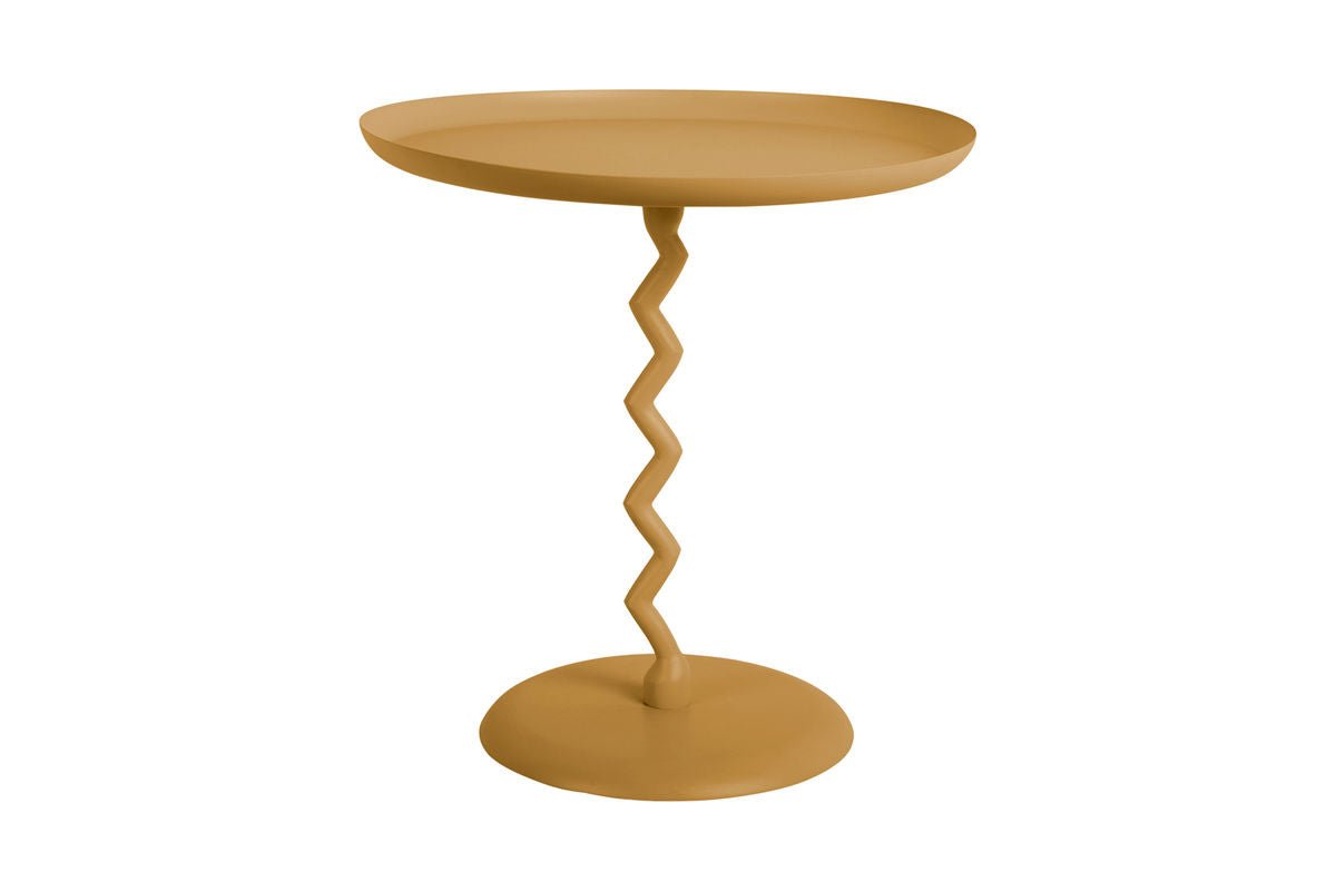 Bijzettafel Bandicoot – van ijzer en kurkentrekkerzuil