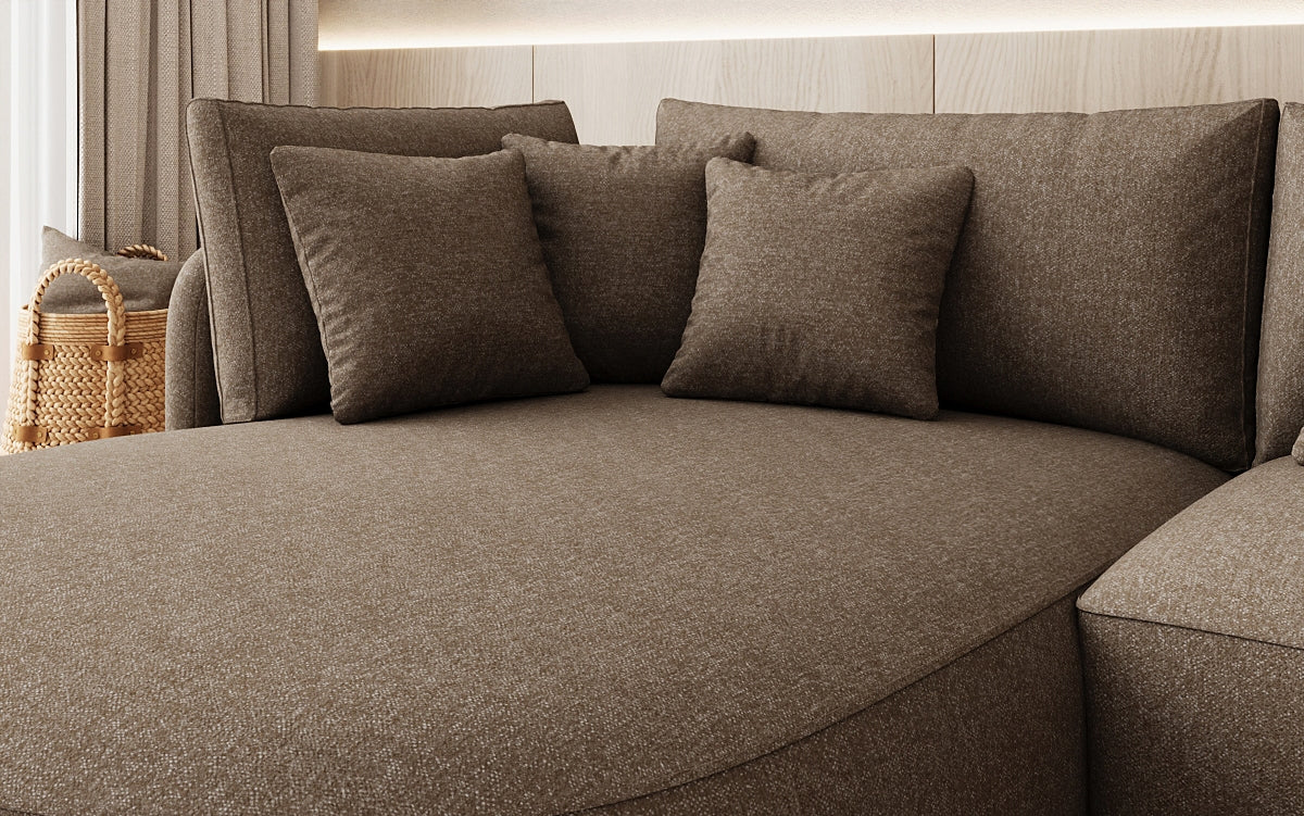 Designer Ecksofa Ando Mini  in Strukturstoff