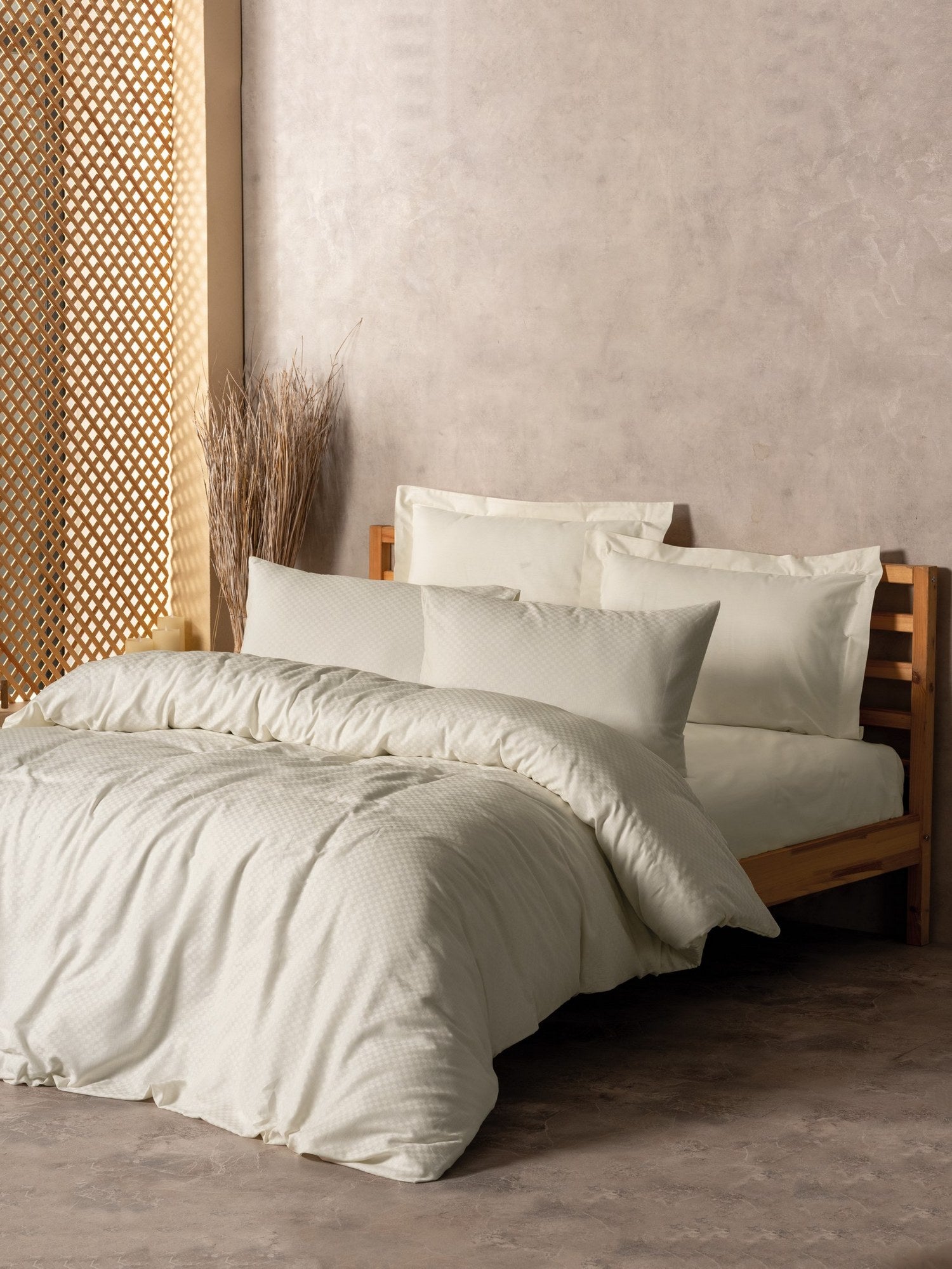 Beddengoedset Beige – 100% katoen Ranforce
