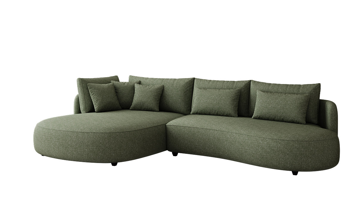 Designer Ecksofa Ando Mini  in Strukturstoff