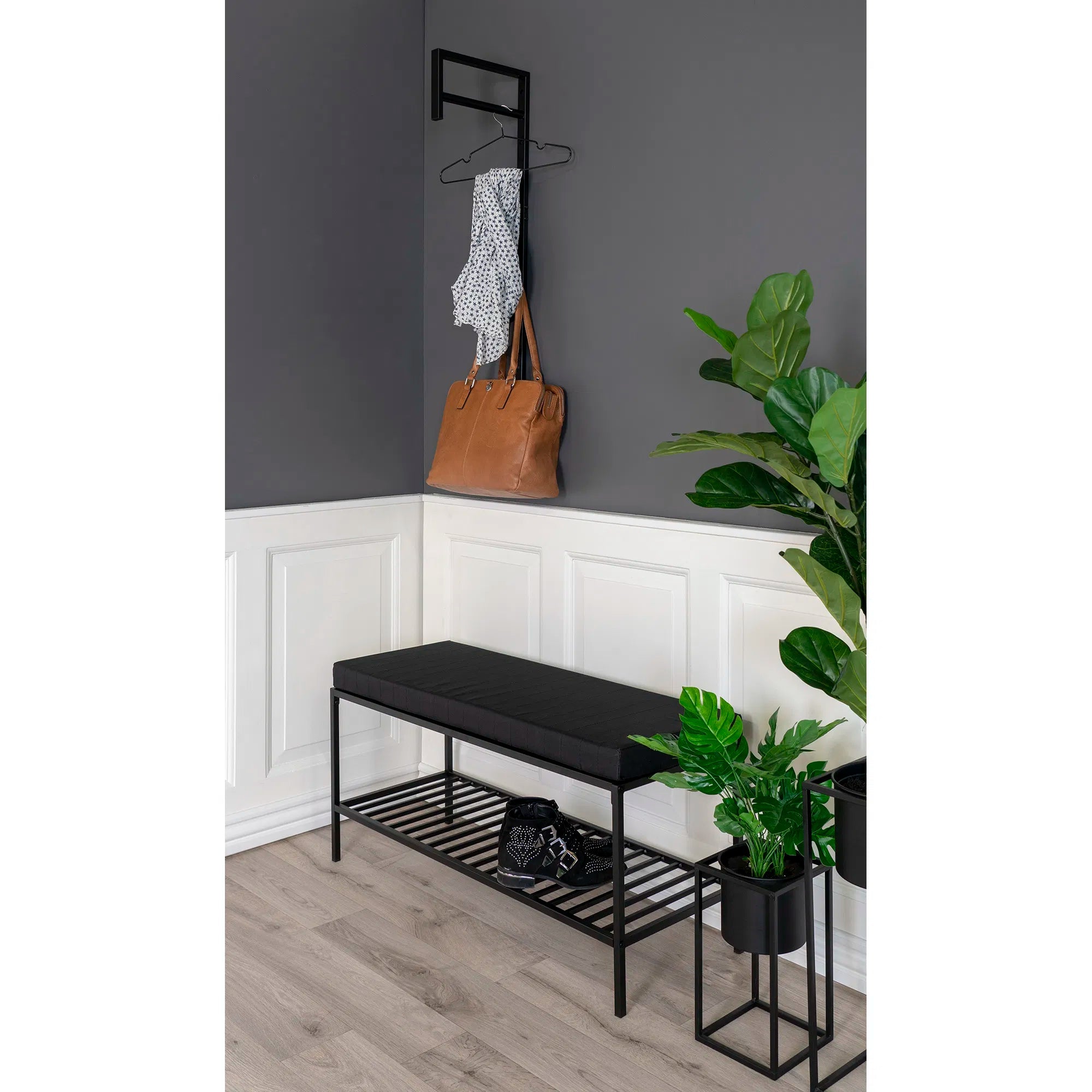Banc Quarto avec structure métallique et rembourrage