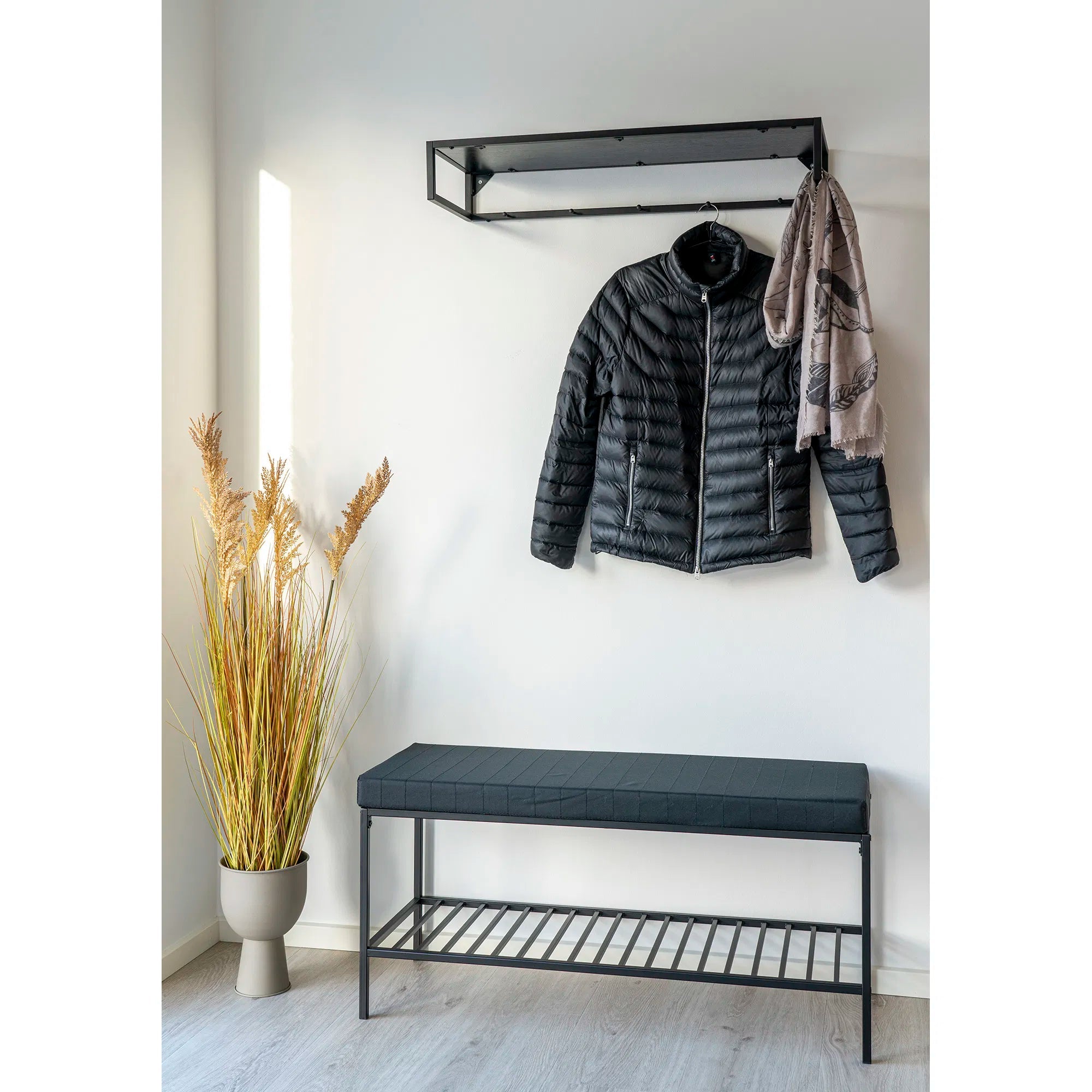 Banc Quarto avec structure métallique et rembourrage