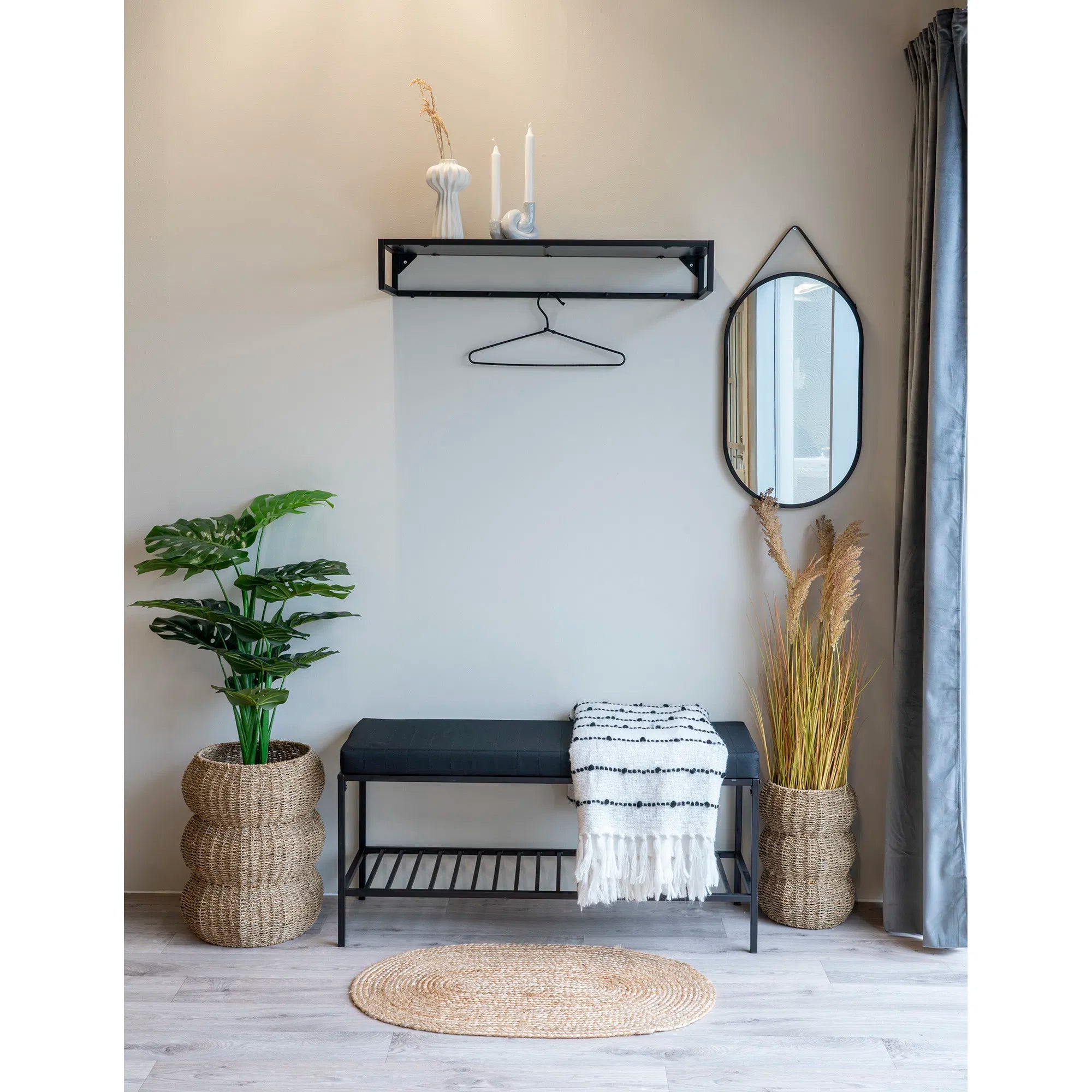 Banc Quarto avec structure métallique et rembourrage