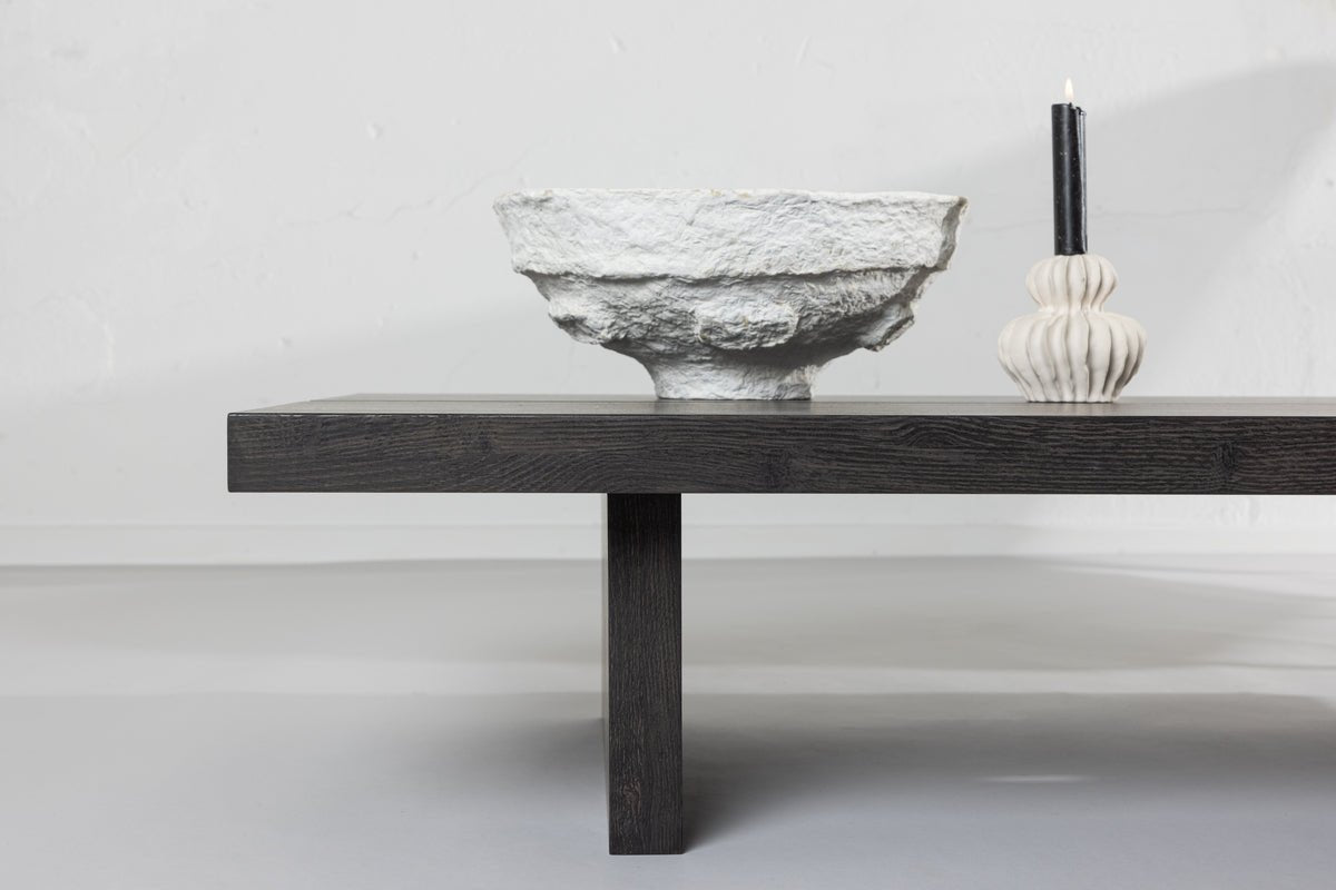 Salontafel Lannister - in Mokka met houtlook