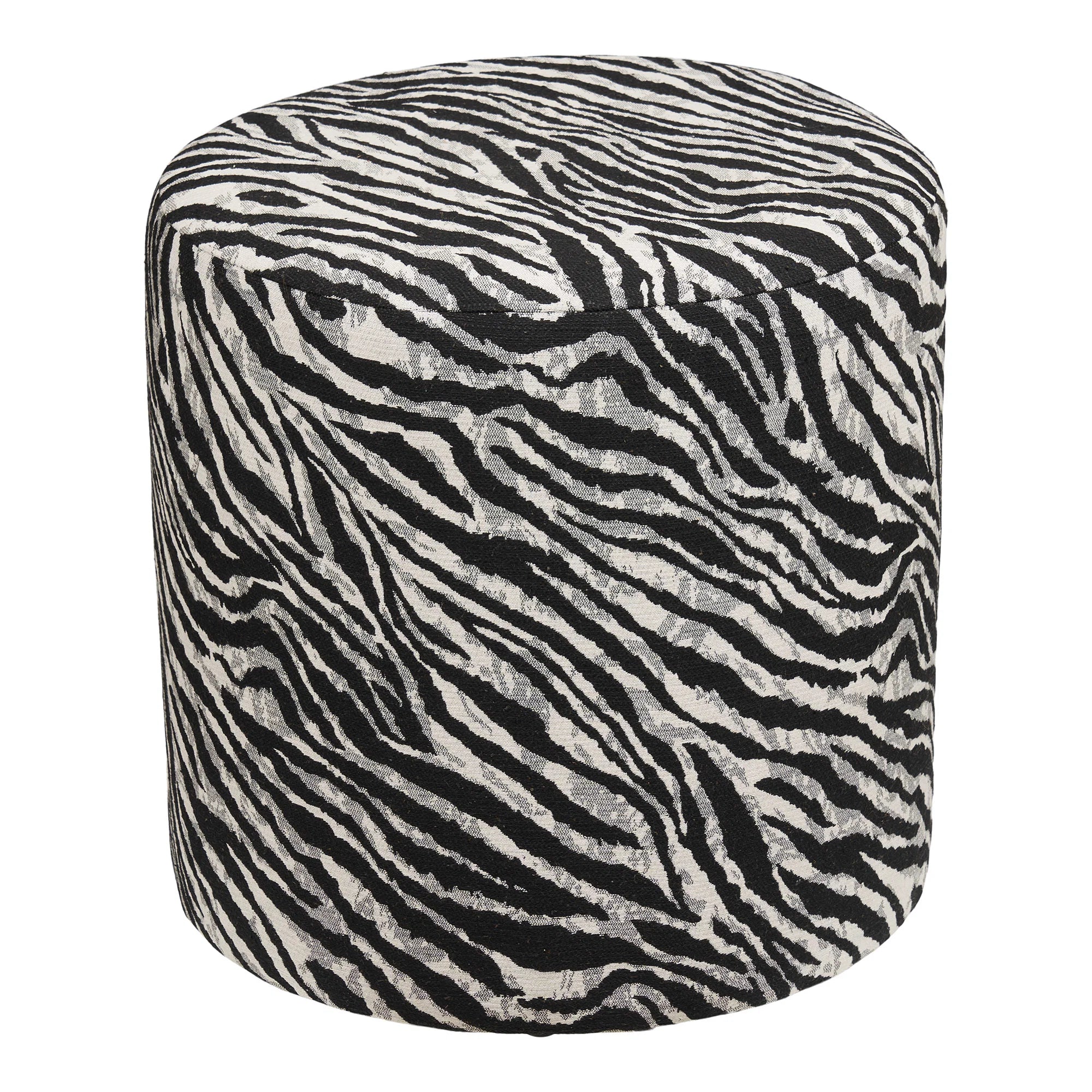 Bijzetkruk Kim - in zebraprint