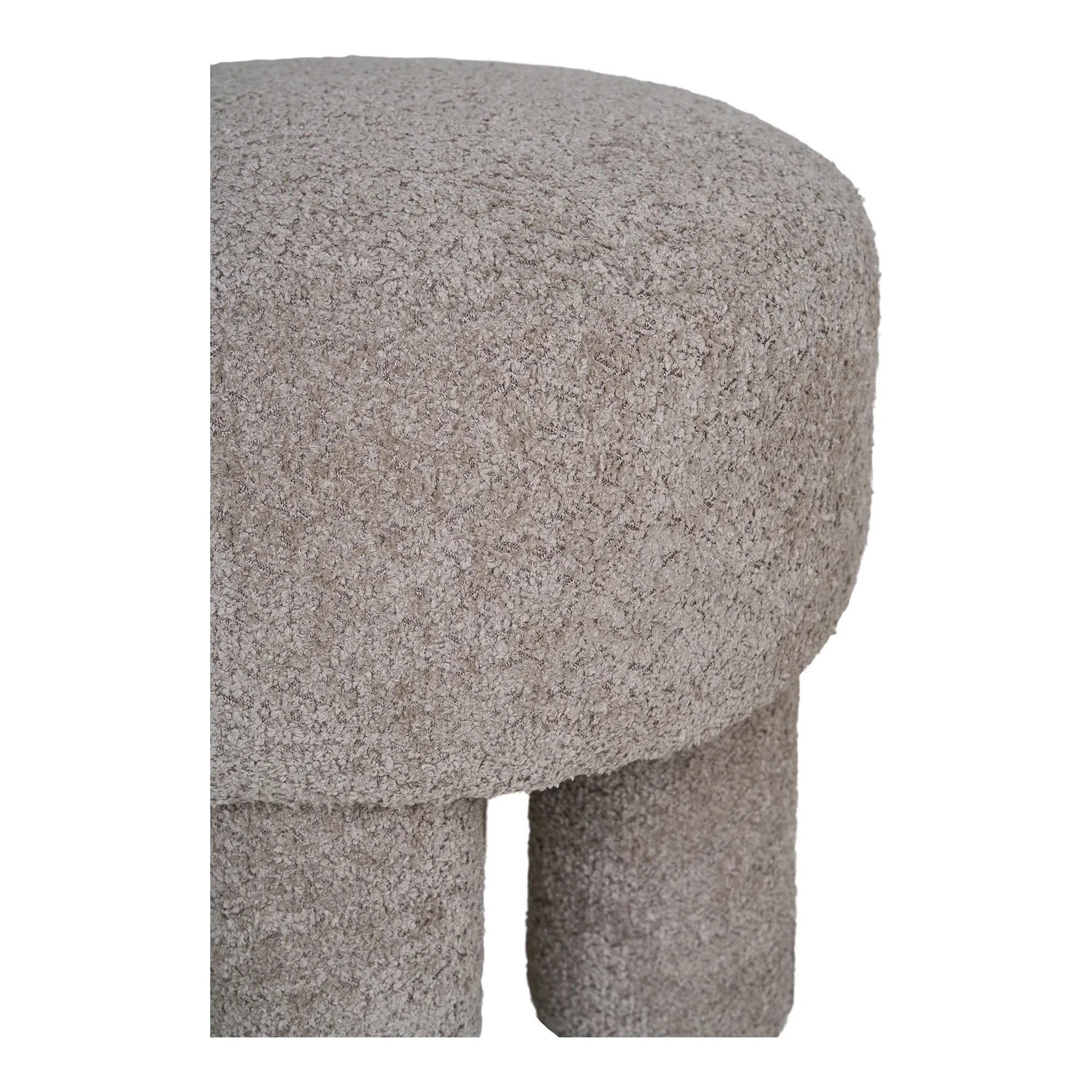 Bijzettafel Bono Bouclé Lichtgrijs