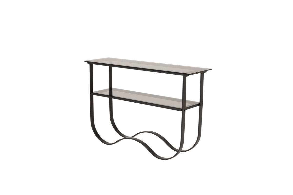 Table d'appoint Velo – design moderne avec plateau en verre