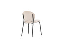 2er Set - stoel Opal met beige linnen bekleding