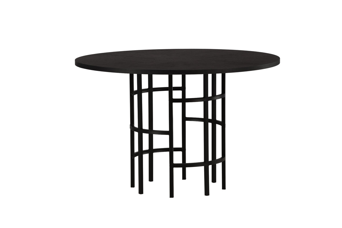 Table à manger Orana - au design rond, inspiré du style scandinave