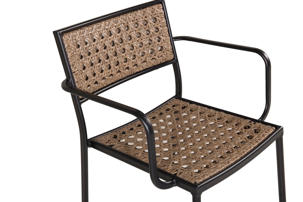 Set van 4 - Tuinstoel Marave van rattan inclusief kussen