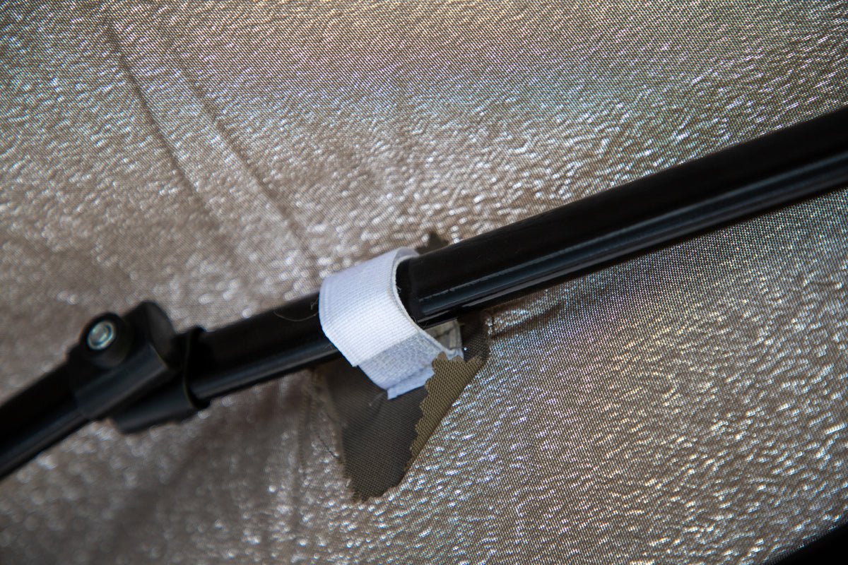 Pavillon Monarch - 295x295 cm en couleurs Marron ou Gris