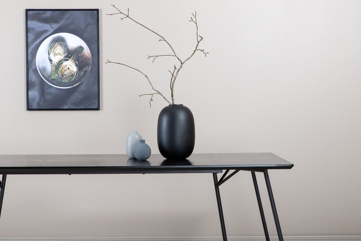 Table à manger Tanoa - un design inspiré scandinave avec des pieds légèrement évasés