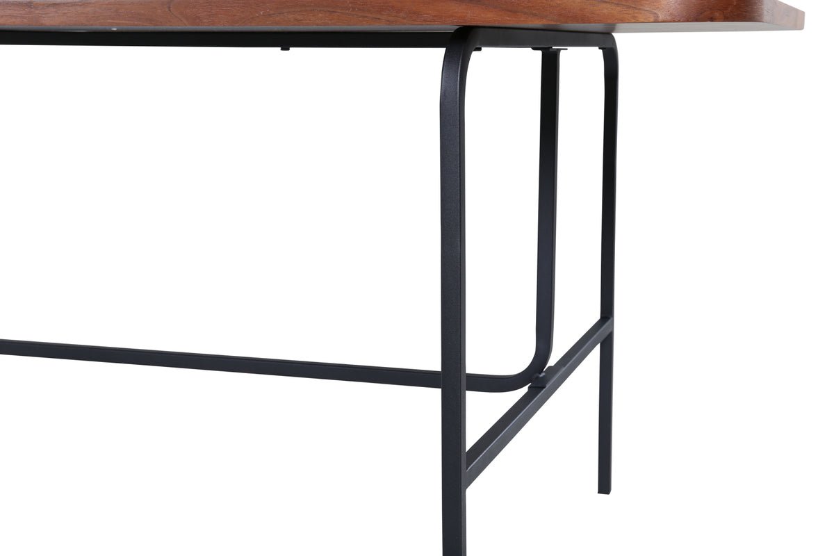 Eettafel Vahira - rechthoekige eettafel op stalen poten