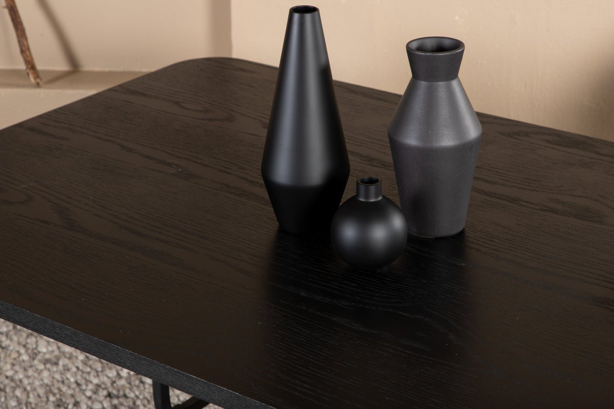 Eettafel Vahira - rechthoekige eettafel op stalen poten