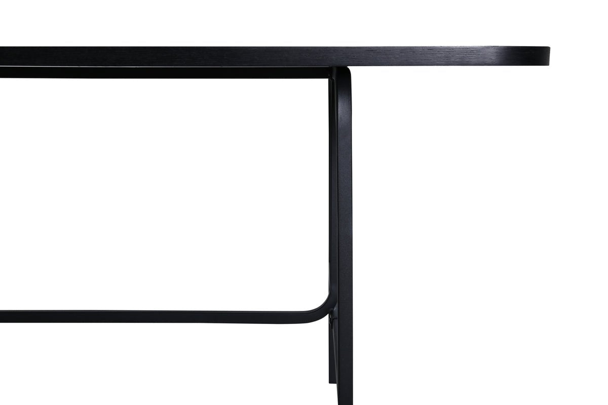 Eettafel Vahira - rechthoekige eettafel op stalen poten