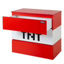 Minecraft ladekast TNT Box – met LED-verlichting & 3 laden