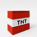 Minecraft ladekast TNT Box – met LED-verlichting & 3 laden