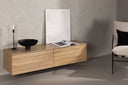 TV-Lowboard Valborg – walnootfineer in natuur-look