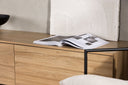 TV-Lowboard Valborg – walnootfineer in natuur-look