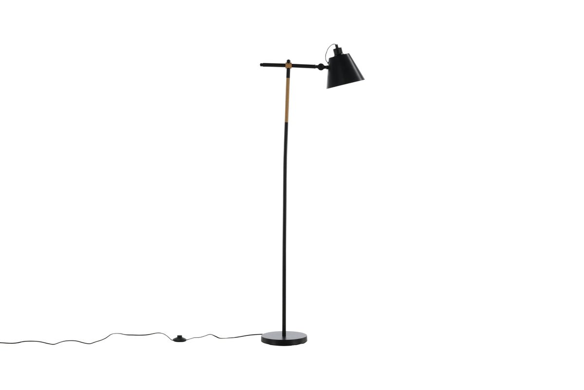 Staande lamp „California“ – markant, modern design in Zwart
