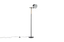 Lampadaire Grimming – sobriété noire apaisante avec détails en bois