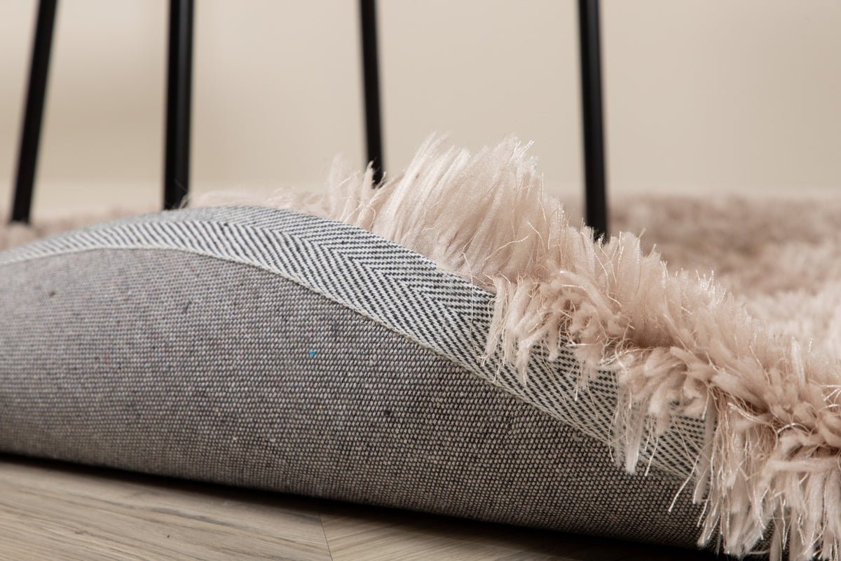 Vloerkleed Elviana – Ø 200 cm in Beige van polyester