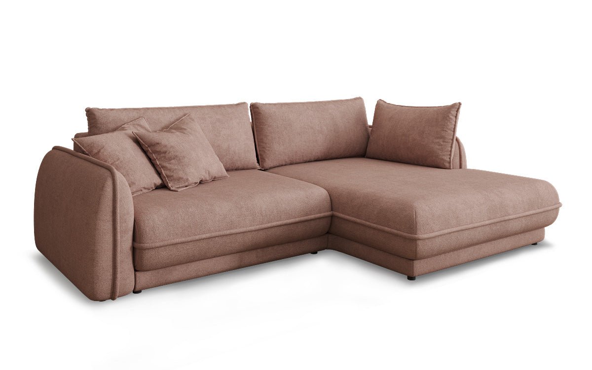 Canapé design Mojave II Tissu avec fonction couchage et rangement