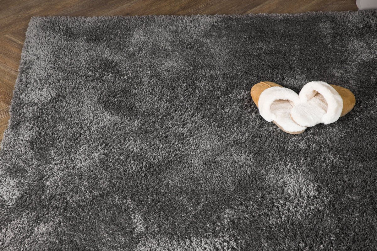 Hoogpolig tapijt Oden – in drie kleuren van polypropyleen & jute