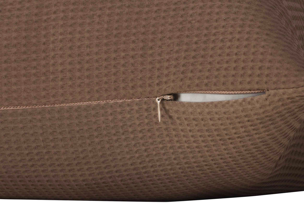 Housse de coussin Agatha - 50x50 cm en Noir, Vert et Marron foncé