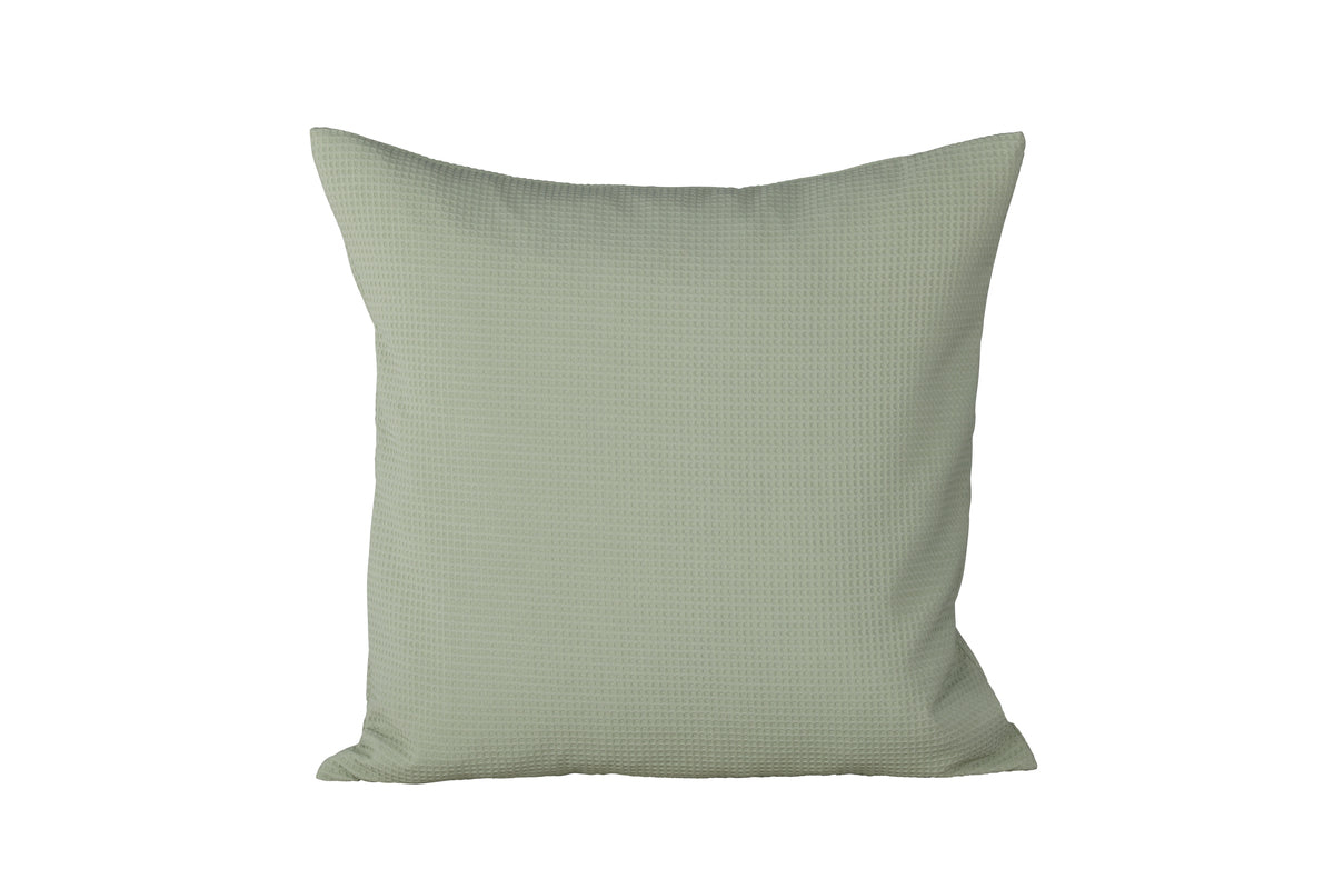 Housse de coussin Agatha - 50x50 cm en Noir, Vert et Marron foncé