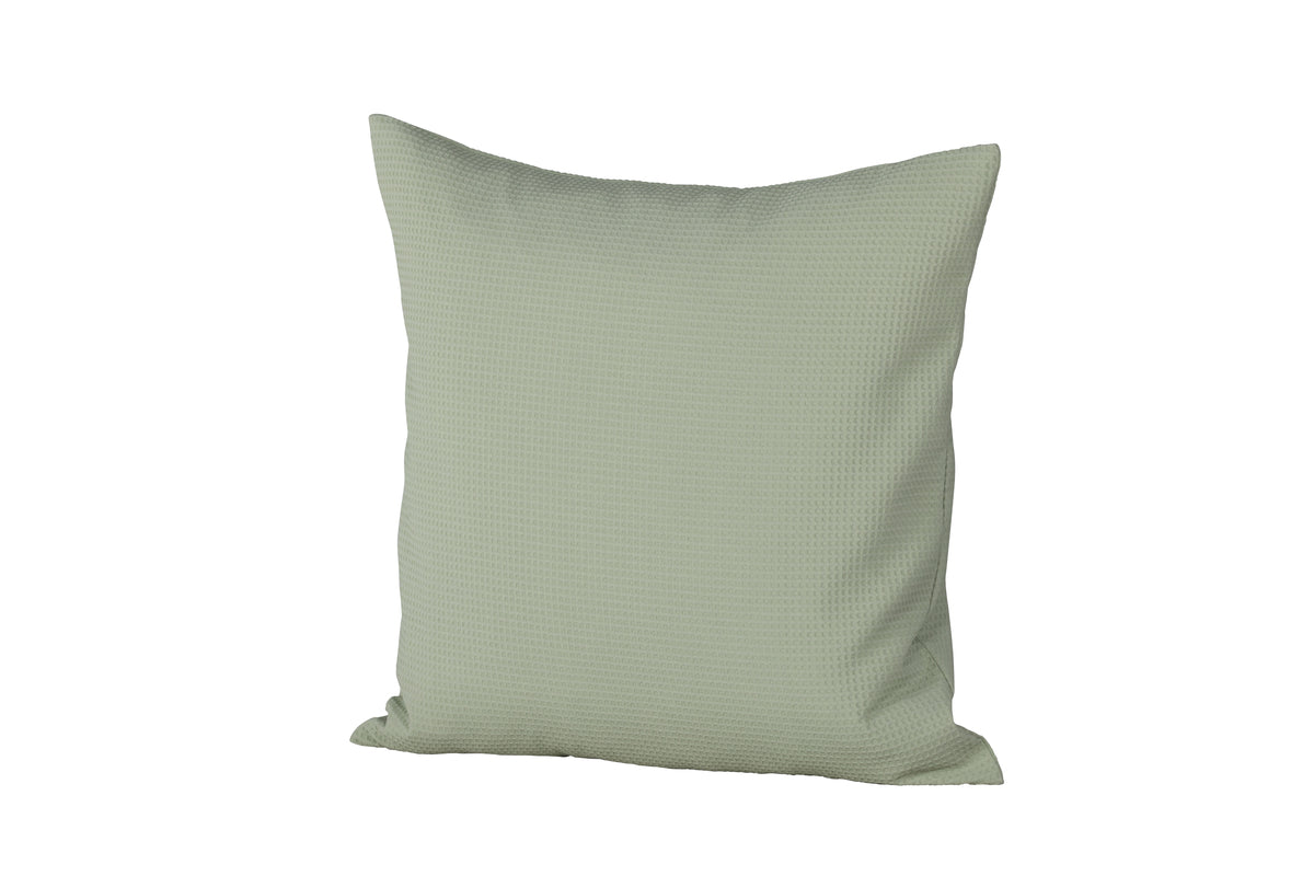 Housse de coussin Agatha - 50x50 cm en Noir, Vert et Marron foncé