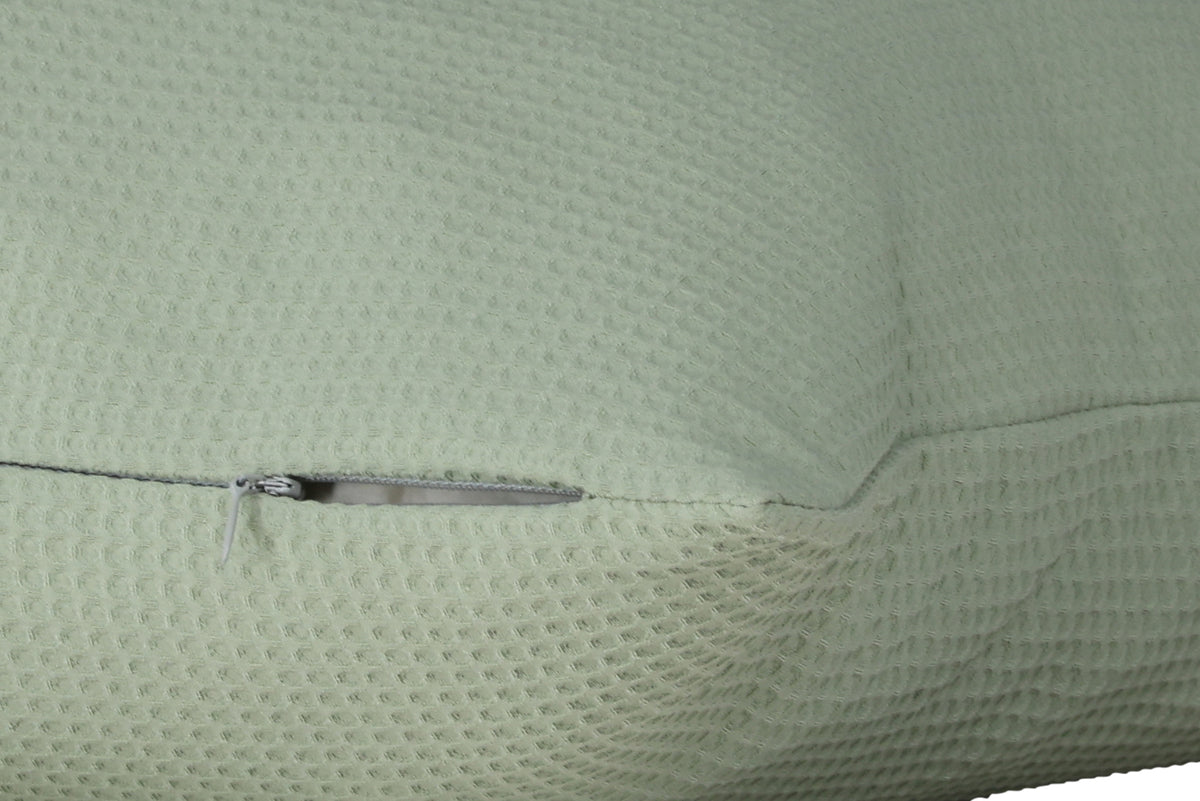 Housse de coussin Agatha - 50x50 cm en Noir, Vert et Marron foncé