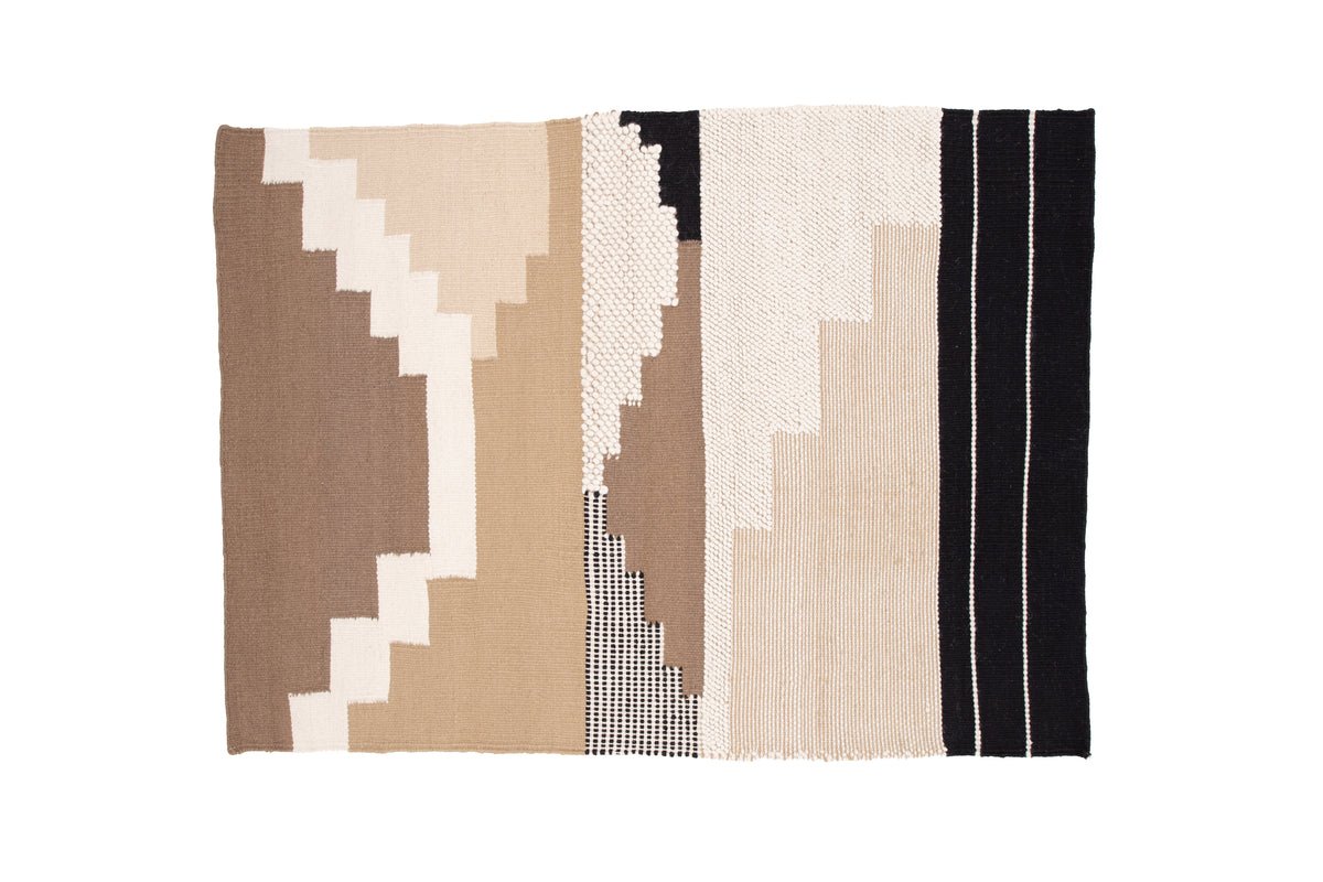 Vloerkleed Finn – in vintage-look van wol